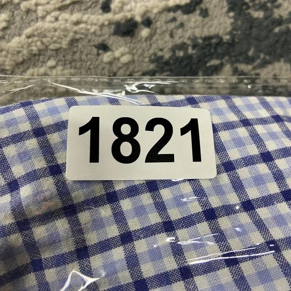 Ralph Lauren Shirt Mens Medium Blue Cotton Plaid Casual Short Sleeve Button Down - Picture 6 of 6